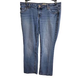 L.e.i. Sophia Hiphugger Light Wash Jeans Size 16